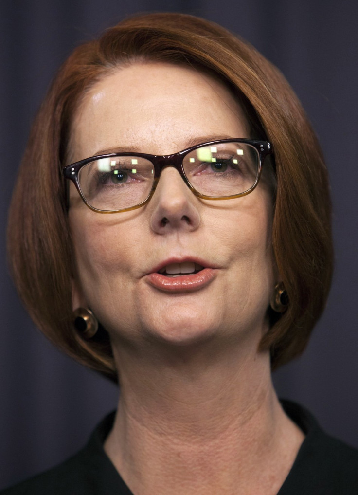 Julia Gillard emotional