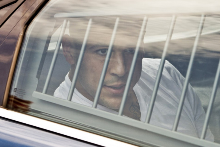 Aaron Hernandez behind bars