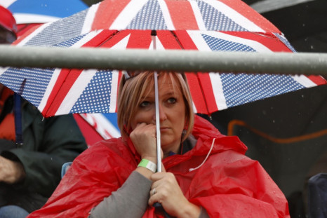 Rain-Affected Practice Session at 2013 Formula 1 British Grand Prix