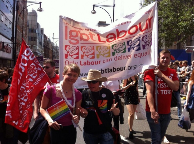 Shadow Home Secretary Yvette Cooper joins the Pride in London march