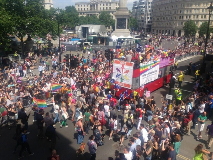 Thousands attend Pride in London march on Saturday 29 June