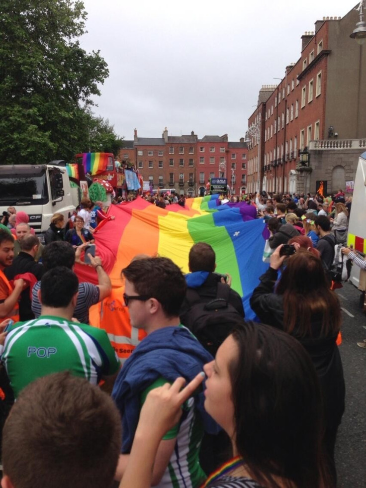 This year's theme for Pride in London is love and marriage(Shaun Tracey)