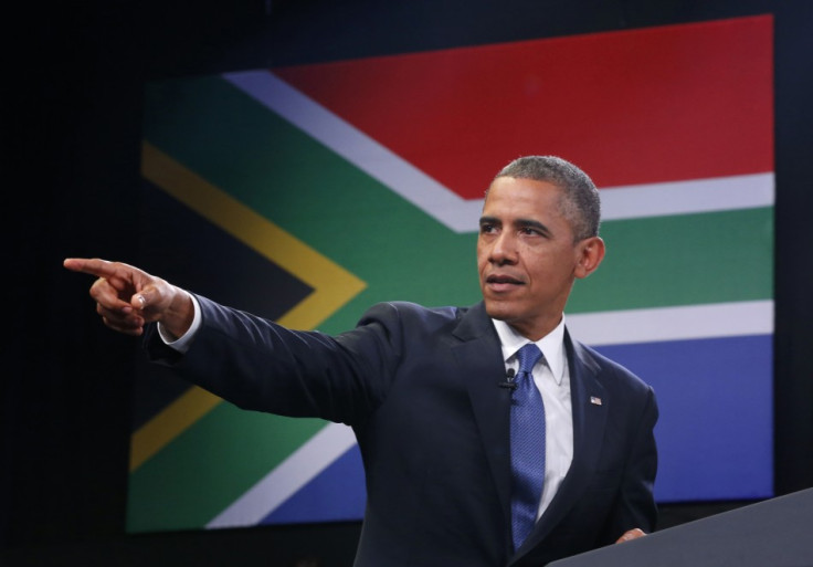 Obama addresses audience in Soweto, South Africa