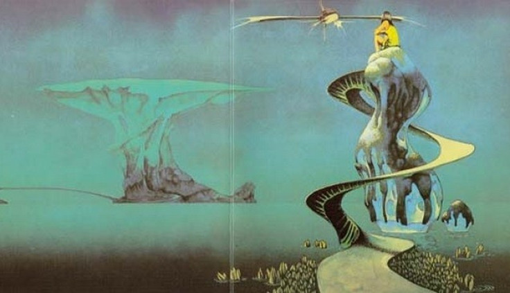 Dean's artwork from sleeve of the Yes album, Yessongs