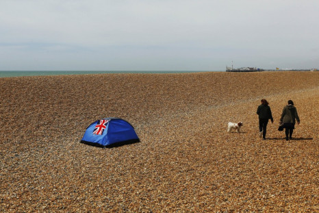 Camping on Brighton Beach