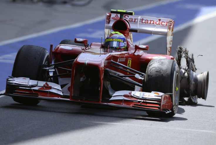 Ferrari's Felipe Massa also experienced a near identical failure (Reuters)