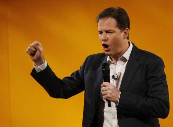 Nick Clegg laid down the gauntlet to MPs by saying he would refuse a recession-busting £10,000 pay rise. (Photo: Reuters)