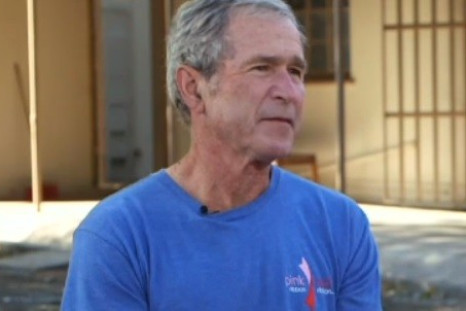 George Bush was being interviewed on CNN's "The Situation Room with Wolf Blitzer