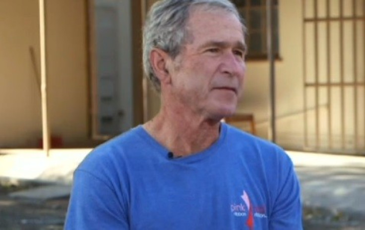 George Bush was being interviewed on CNN's "The Situation Room with Wolf Blitzer
