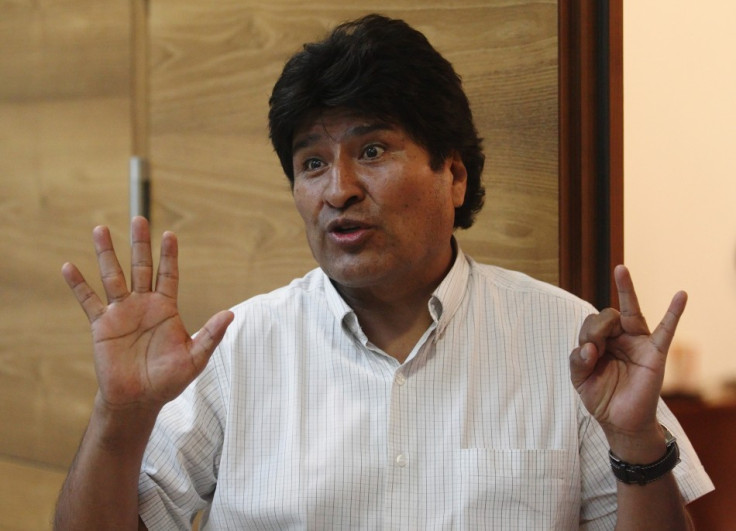 Bolivian President Evo Morales