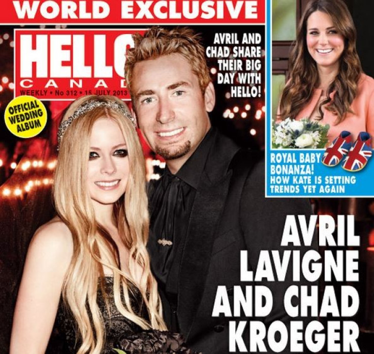 Avril Lavigne Marries Chad Kroeger In a Black Wedding Dress