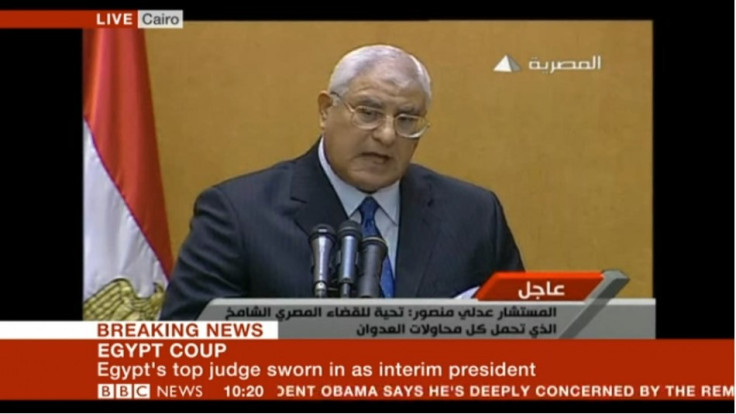 Egypt head of constitutional court Adli Mansour