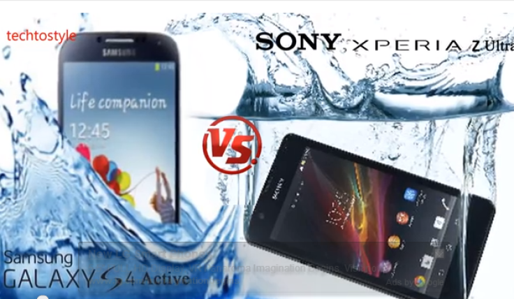 Sony Xperia Z Ultra Vs Samsung Galaxy S4 Active