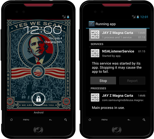 Jay-Z App Pirated Hacktivists NSA