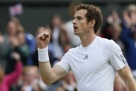 Andy Murray during Wimbledon 2013 semi finals.