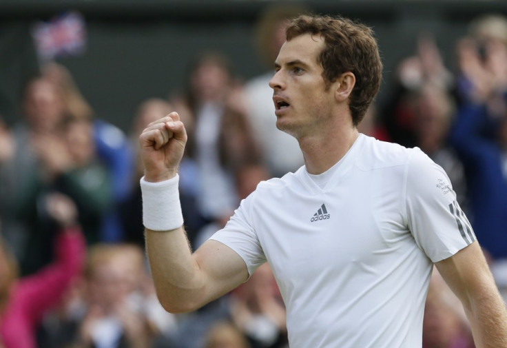 Andy Murray during Wimbledon 2013 semi finals.