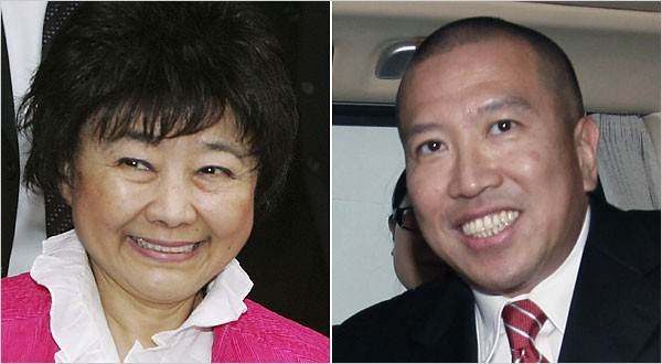 Nina Wang and Peter Chan
