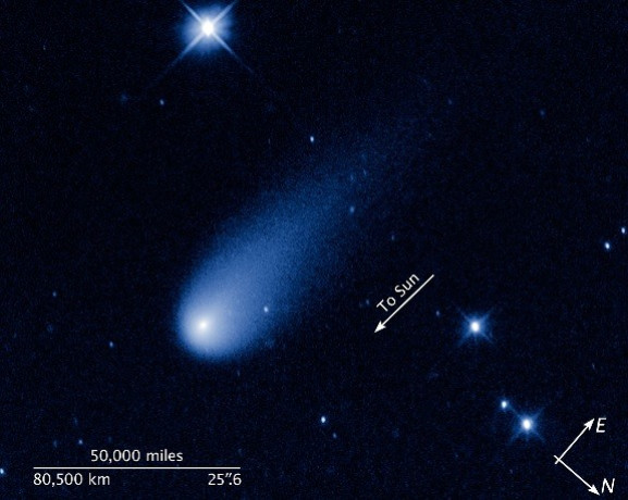 Images of Comet Ison captured by Nasa's Hubble telescope. Images of Comet Ison captured by Nasa's Hubble telescope.