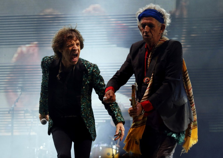 Rolling Stones: Mick Jagger (L) and Keith Richards