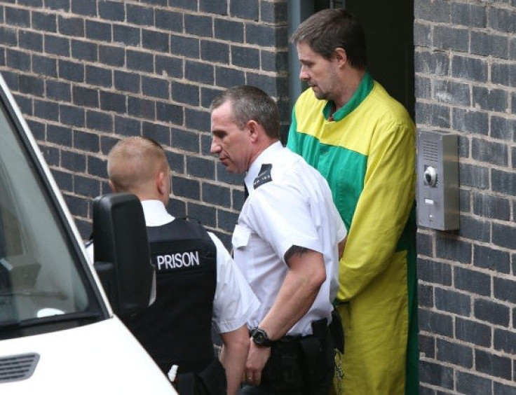 Mark Bridger behind bars