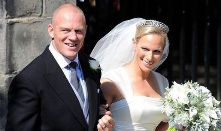 Zara Phillips and Mike Tindall.