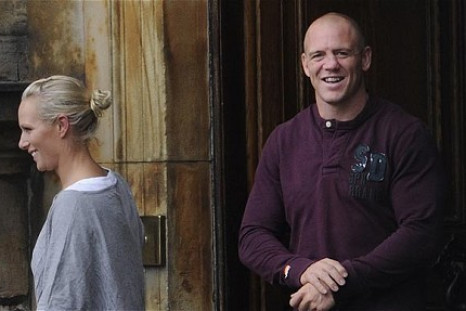 Zara Phillips and Mike Tindall.