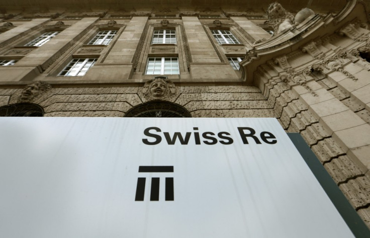 Logo of the second biggest reinsurer, Swiss Re, seen in Zurich