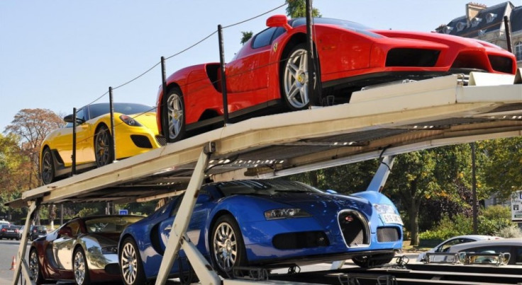 Luxury cars impounded