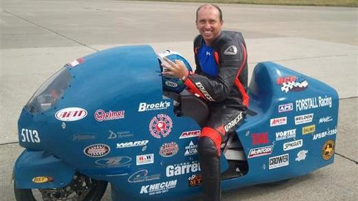 Bill Warner who died trying to breaK A 300 mph land speed record