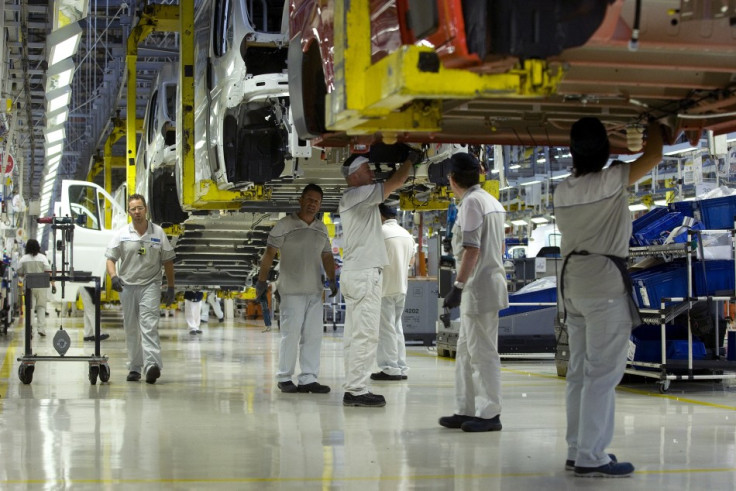 People work at Fiat's Sevelsud plant in Atessa