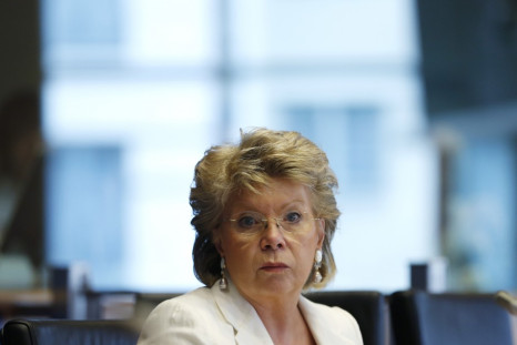 European Union Justice Commissioner Viviane Reding
