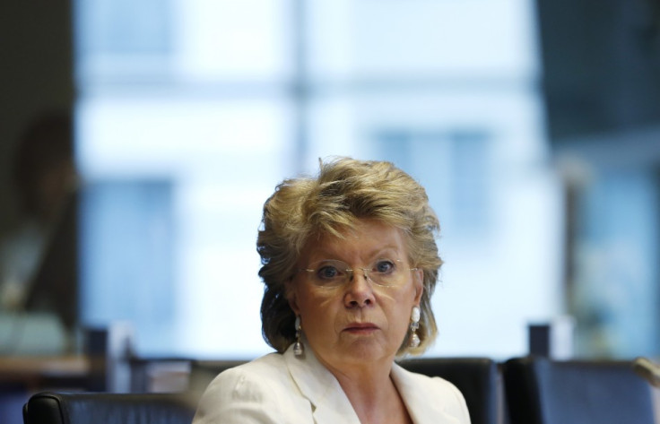 European Union Justice Commissioner Viviane Reding