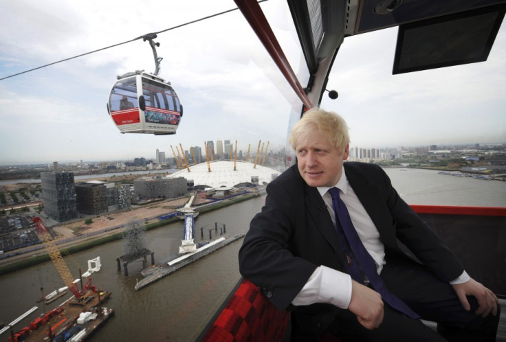 Boris Johnson on Emirates cable car