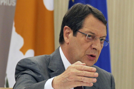 Cyprus president Nicos Anastasiades