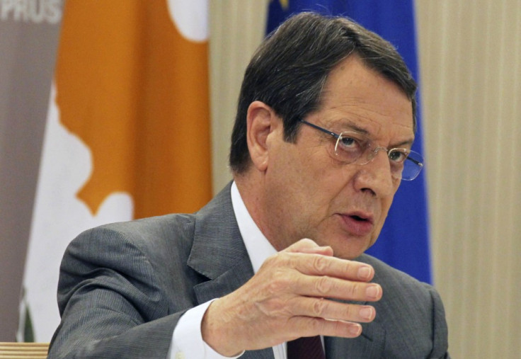 Cyprus president Nicos Anastasiades