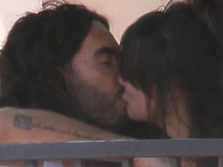 Russell Brand with Nicola Schuller