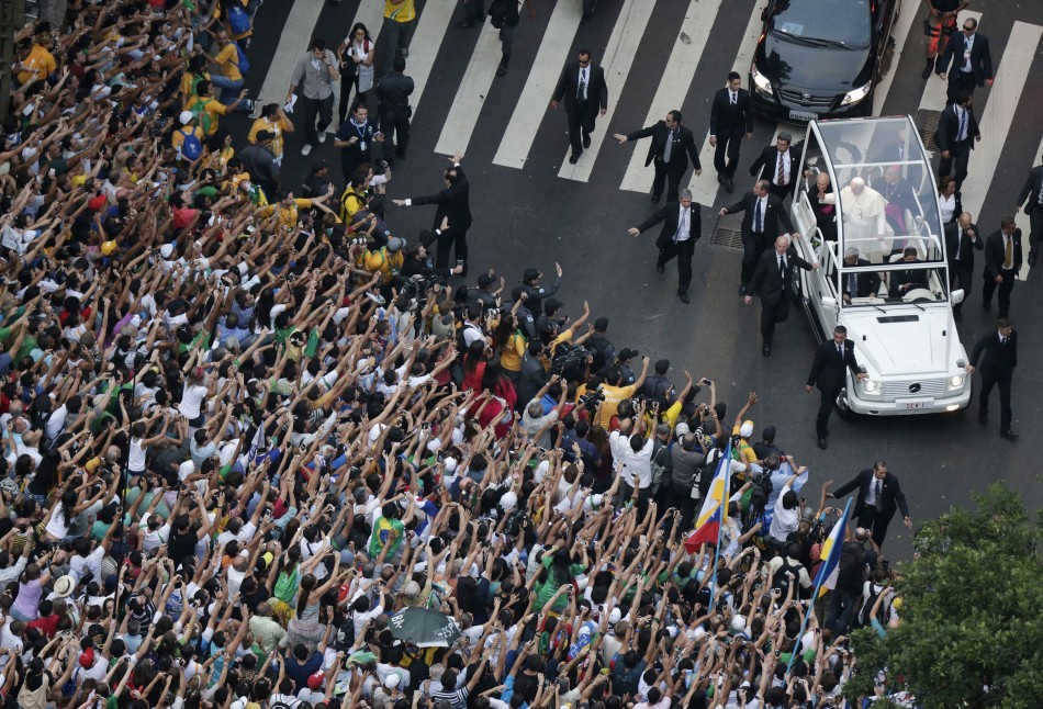 Pope Francis in Rio de Janeiro