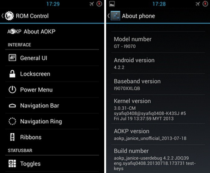 AOKP 4.2.2 AOKP 4.2.2