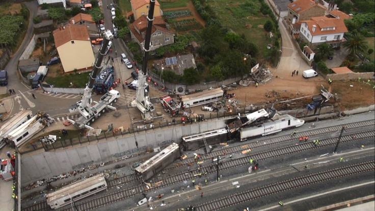 Train crash Santiago