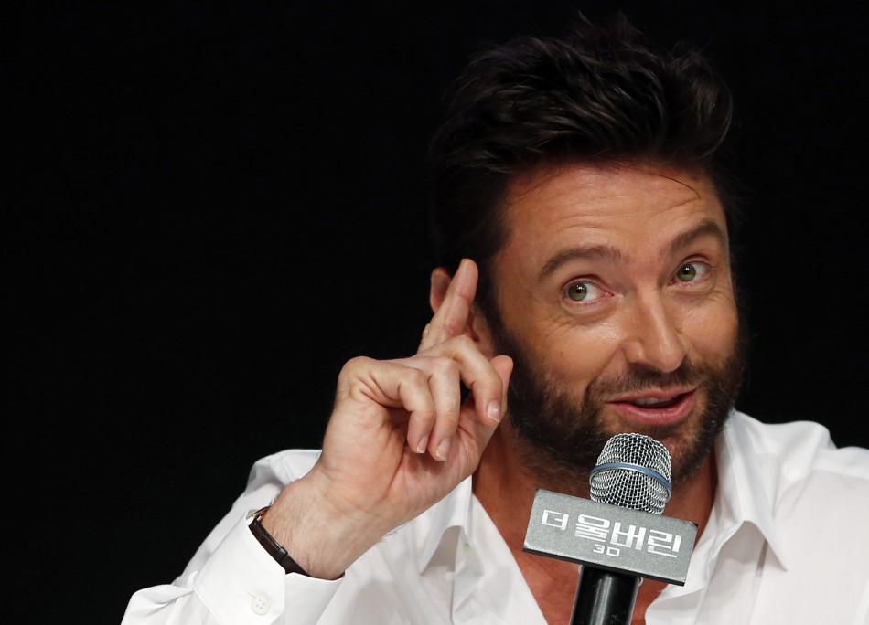 Actor Hugh Jackman speaks during a news conference to promote his new movie The Wolverine at a hotel in Seoul