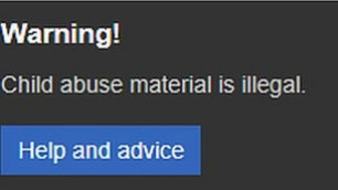 Bing's warning is triggered by a search term 'blacklist' Bing's warning is triggered by a search term 'blacklist'