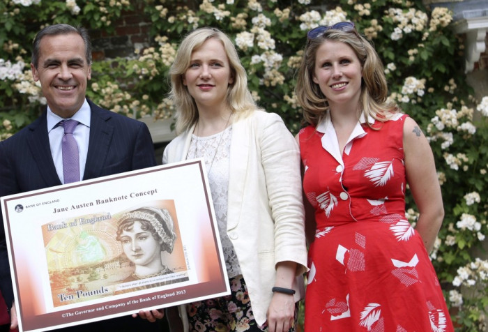 Troll victims Stella Creasy (centre) and Caroline Criado-Perez with Bank of england governor Mark Carney Troll victims Stella Creasy (centre) and Caroline Criado-Perez with Bank of england governor Mark Carney