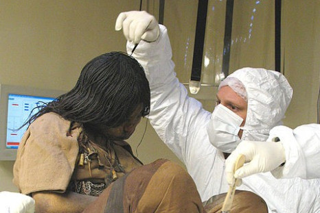 Scientists examine La Doncella, the frozen mummy of a 13-year-old girl found in Argentina. The Inca girl was drugged and left on a mountain top to succumb to the cold, a study has revealed.