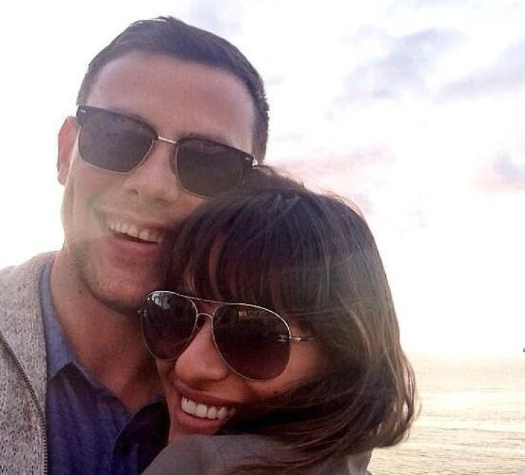 Lea Michele and Cory Monteith