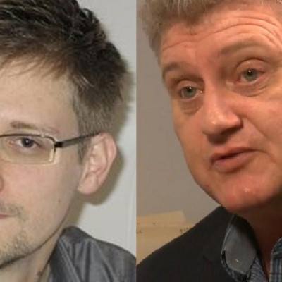 Edward Snowden and his Father Lon