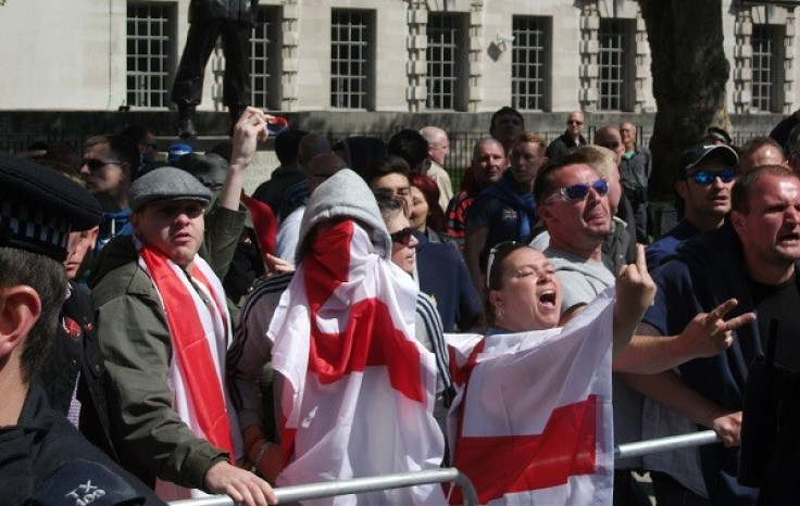 English Defence League and Unite Against Fascism clashed in Whitehall, in May