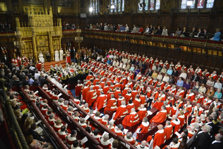 Lords don ermine gowns for the Queen in the 'other place