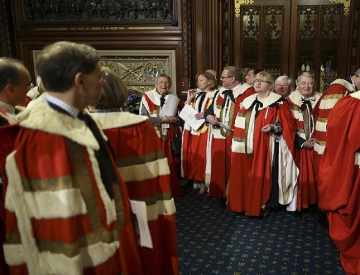 Lords line up for the second chamber