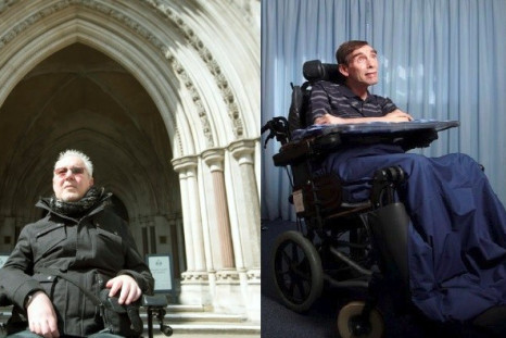 Paul Lamb (L) and Tony Nicklinson (R) (Photos: Reuters)