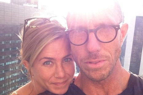 Jennifer Aniston with  longtime hairstylist Chris McMillan